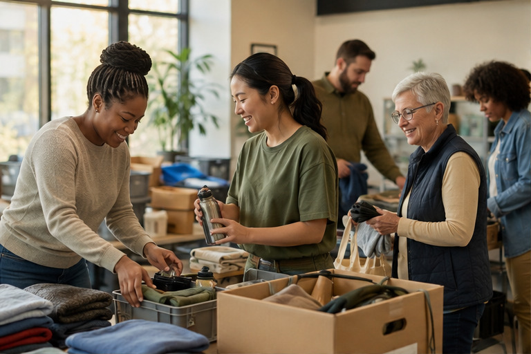 A real-world community organizations team and customer setting