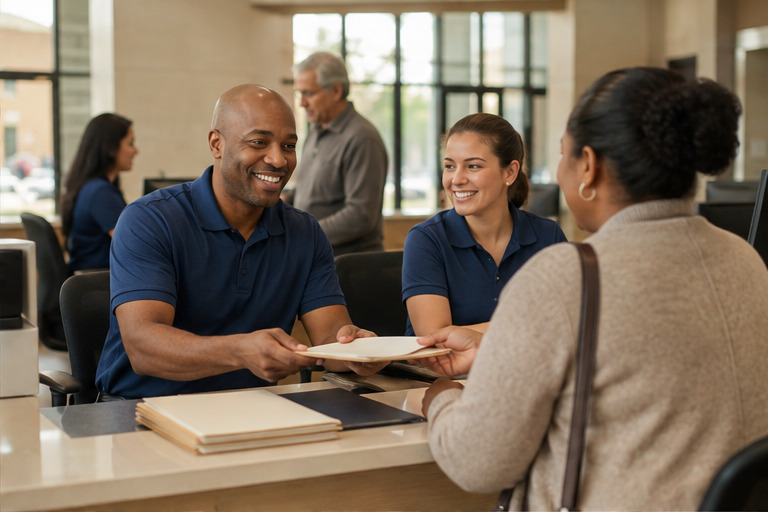 A real-world government & municipal agencies team and customer setting