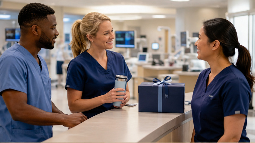A real-world hospitals team and customer setting